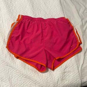 pink nike shorts